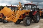 БУЛЬДОЗЕР-ПОГРУЗЧИК БЛ-750 С БЕТОНОСМЕСИТЕЛЕМ ФРОНТАЛЬНЫМ
